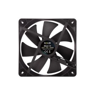 Кулер для корпуса Gelid Solutions Silent 14 Black 140 mm (FN-PX14-11)