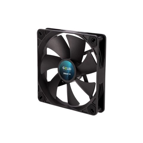 Кулер для корпуса Gelid Solutions Silent 14 Black 140 mm (FN-PX14-11) - Нулевой остаток (Feed) - Нулевой остаток (Feed)