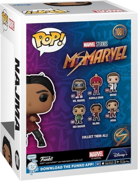 Фигурка Funko Marvel Television: Ms. Marvel Najma фанко Мисс Марвел Наджма 1081 -   -  