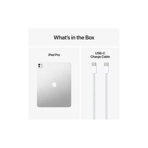 Планшет Apple iPad Pro 13" M5 Wi‑Fi + Cellular 512GB with standard glass - Silver (ME8C4TY/A) - Планшеты  - Планшеты 