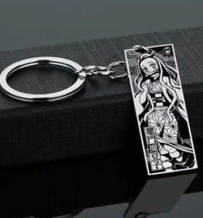 Брелок Demon Slayer Nezuko Kamado Незуко Камадо Клинок, рассекающий демонов метал