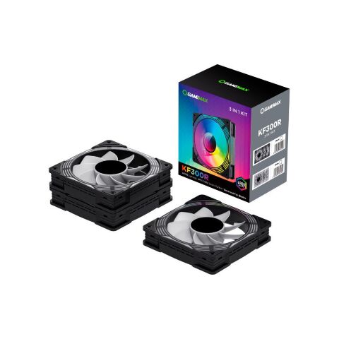 Кулер для корпуса Gamemax KF300R BK - Вентиляторы к корпусам  - Вентиляторы к корпусам 
