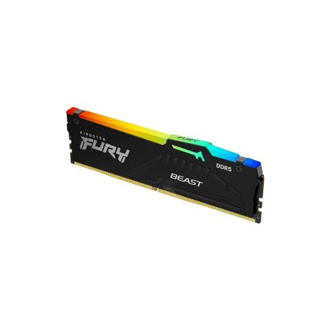 Модуль памяти для компьютера DDR5 16GB 5600 MHz Beast RGB AM5 Black Kingston Fury (ex.HyperX) (KF556C36BBEA-16) - Нулевой остаток (Feed) - Нулевой остаток (Feed)