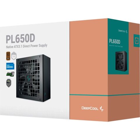 Блок питания Deepcool 650W PL650D (R-PL650D-FC0B-EU-V2) - Нулевой остаток (Feed)  - Нулевой остаток (Feed) 