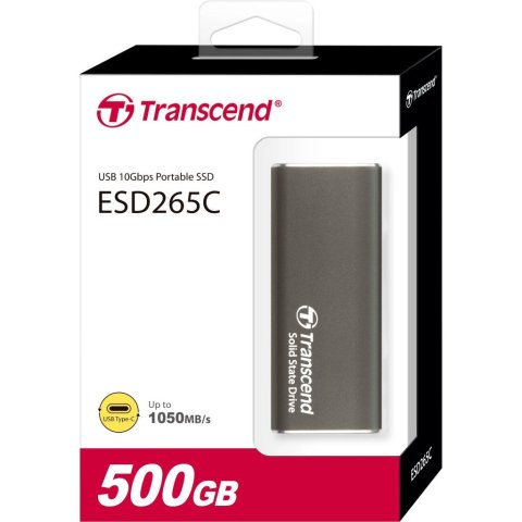 Накопитель SSD USB-C 500GB Transcend (TS500GESD265C) - Нулевой остаток (Feed)  - Нулевой остаток (Feed)