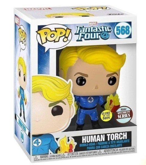 Фигурка Funko Marvel: Fantastic Four Human Torch Фантастическая четвёрка Человек факел (Exclusive) 568 -   -  