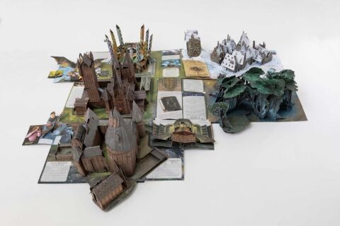 Книга 3D карта Хогвартс Гаррі Поттер Harry Potter: A Pop-Up Guide to Hogwarts (Тверда палітурка) (Eng) - -