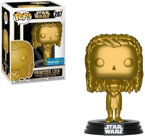 Фигурка Funko Star Wars Princess Leia Gold Figure 287 Exclusive - -