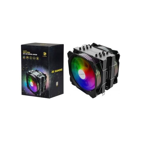 Кулер для процессора 2E GAMING AIR COOL (2E-AC120D6-ARGB) - Нулевой остаток (Feed)  - Нулевой остаток (Feed) 