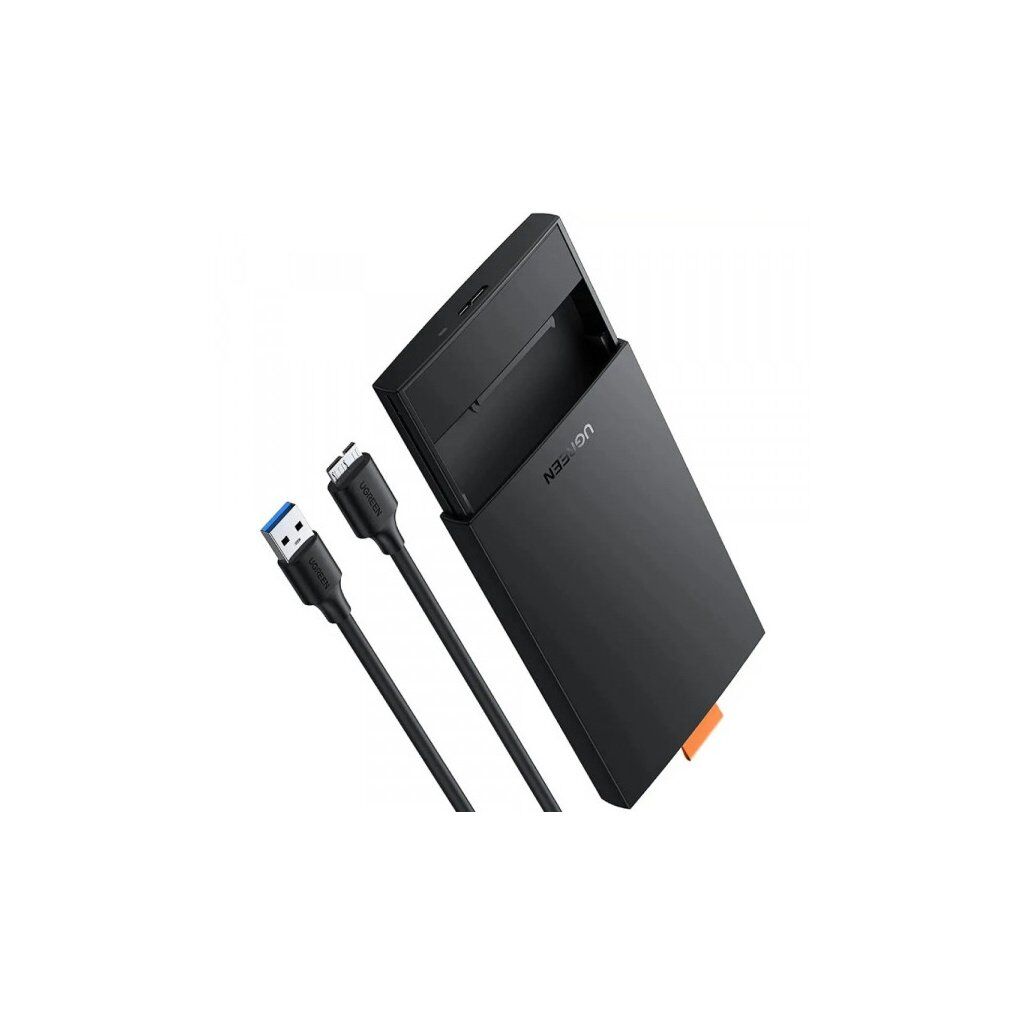 Карман внешний Ugreen USB 3.0 to 2.5" HDD/SSD CM237 black (60353)