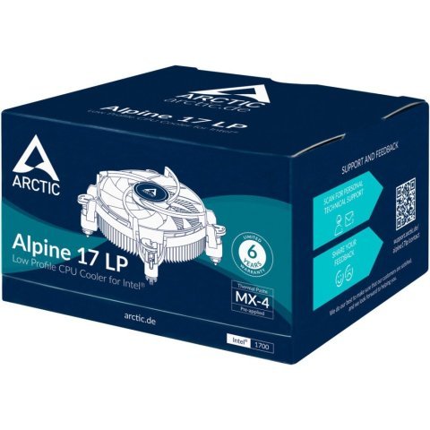 Кулер для процессора Arctic Alpine 17 LP (ACALP00042A) - Нулевой остаток (Feed)  - Нулевой остаток (Feed) 