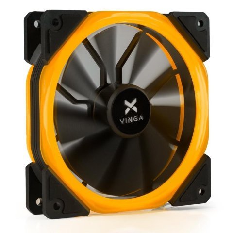 Кулер для корпуса Vinga LED fan-02 orange - Вентиляторы к корпусам - Вентиляторы к корпусам