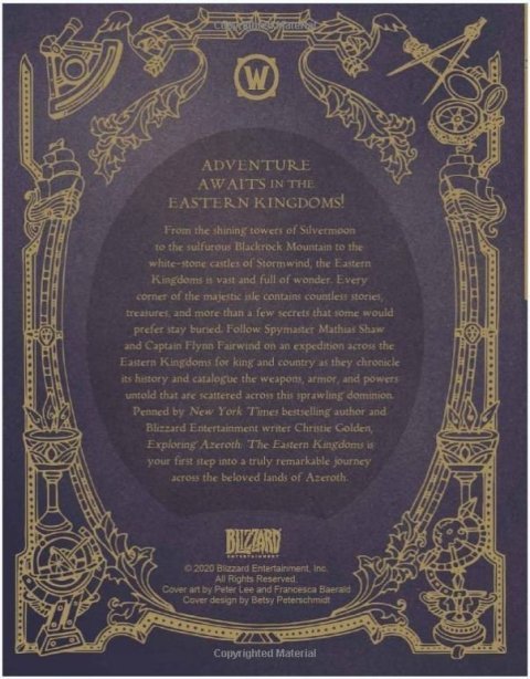 Книга World of Warcraft: Exploring Azeroth: The Eastern Kingdoms Imitation Leather Book -   -  