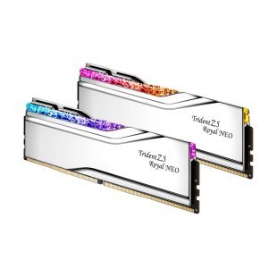 Модуль памяти для компьютера DDR5 64GB (2x32GB) 6000 MHz Trident Z5 Royal Silver G.Skill (F5-6000J2836G32GX2-TR5S)