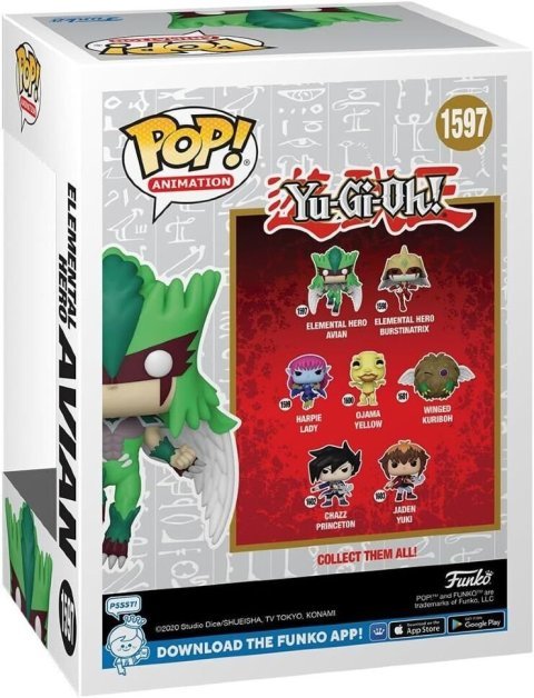 Фигурка Funko Pop Animation: Yu-Gi-Oh! Elemental Hero Avian фанко 1597 - -