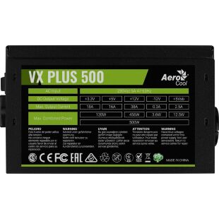 Блок питания AeroCool 500W VX PLUS 500 (4713105962758)