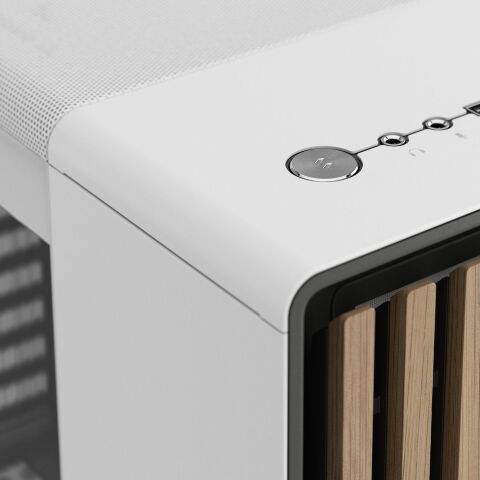 Корпус для ПК Fractal Design North Chalk White TG Clear Tin (FD-C-NOR1C-04) - Нулевой остаток (Feed)  - Нулевой остаток (Feed) 