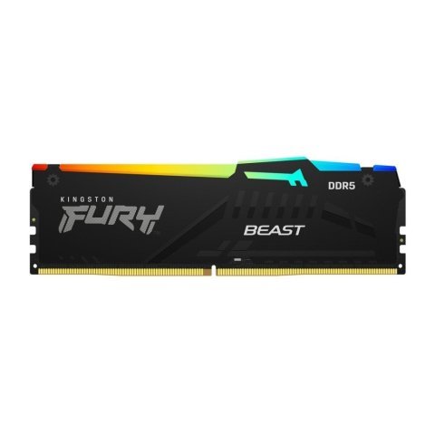 Модуль памяти для компьютера DDR5 32GB (2x16GB) 5200 MHz Beast RGB AM5 Black Kingston Fury (ex.HyperX) (KF552C36BBEAK2-32) - Нулевой остаток (Feed) - Нулевой остаток (Feed)
