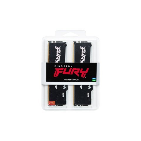 Модуль памяти для компьютера DDR5 32GB (2x16GB) 5200 MHz Beast RGB AM5 Black Kingston Fury (ex.HyperX) (KF552C36BBEAK2-32) - Нулевой остаток (Feed) - Нулевой остаток (Feed)