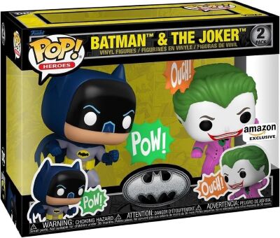 Фігурка Funko DC Heroes: Batman and The Joker 2-Pack Фанко Бетмен та Джокер (Amazon Exclusive)