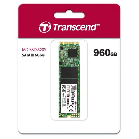 Накопитель SSD M.2 2280 960GB Transcend (TS960GMTS820S) - Нулевой остаток (Feed)  - Нулевой остаток (Feed) 