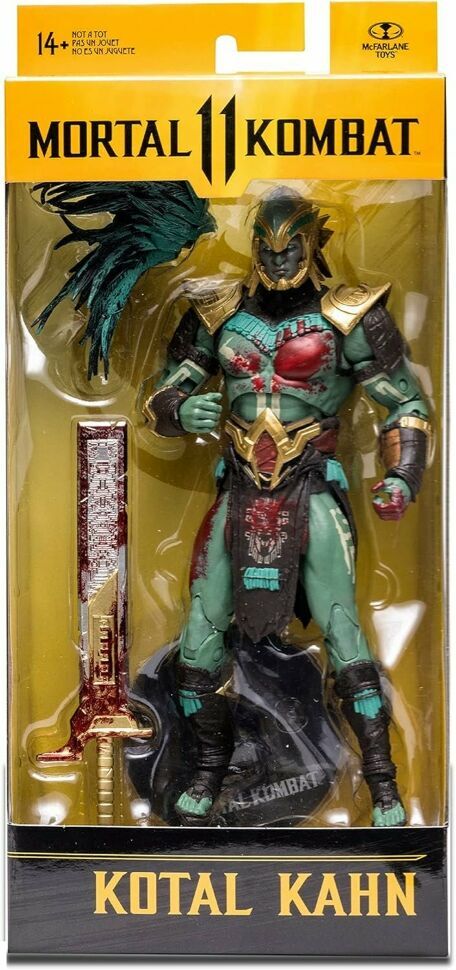 Фигурка McFarlane Mortal Kombat Kotal Kahn Bloody Action Figure 18 см. - -