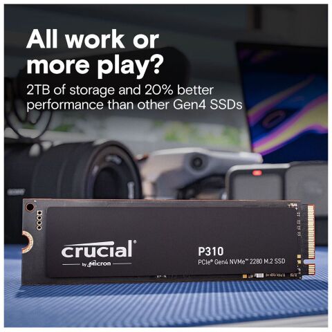 Накопитель SSD M.2 2280 1TB P310 Micron (CT1000P310SSD8) - Нулевой остаток (Feed)  - Нулевой остаток (Feed) 