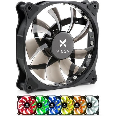 Кулер для корпуса Vinga RGB fan-01 - Вентиляторы к корпусам - Вентиляторы к корпусам