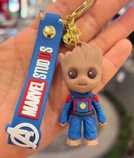 Брелок подвеска на рюкзак Marvel Groot 3D Keychain Грут Backpack