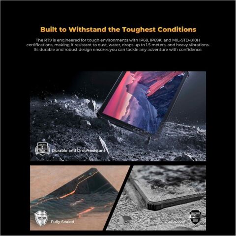 Планшет OUKITEL RT9 10.1" 6/256GB LTE Orange (6931940766838) - Нулевой остаток (Feed) - Нулевой остаток (Feed)