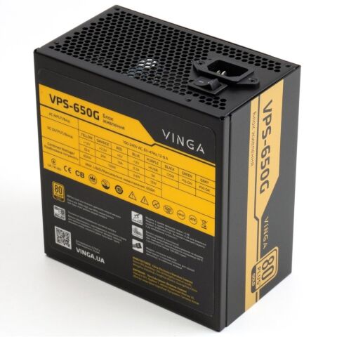Блок питания Vinga 650W (VPS-650G) - Блоки питания  - Блоки питания 