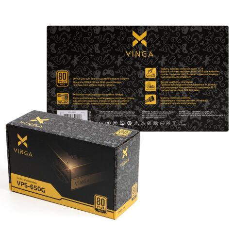 Блок питания Vinga 650W (VPS-650G) - Блоки питания  - Блоки питания 