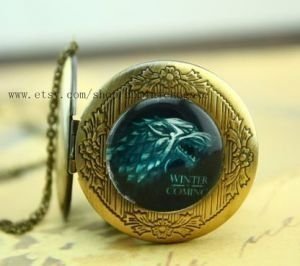 Медальон Game of Thrones Stark Wolf #2 (Black)