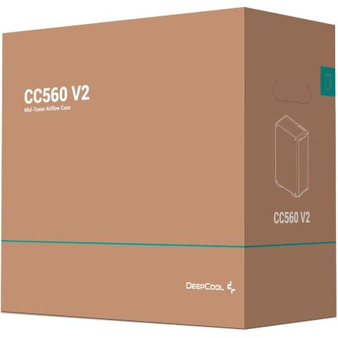 Корпус для ПК Deepcool CC560 V2 Black (R-CC560-BKGAA4-G-2) - Корпуса  - Корпуса 