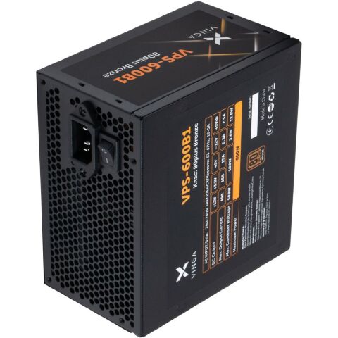 Блок питания Vinga 600W (VPS-600B1) - Нулевой остаток (Feed) - Нулевой остаток (Feed)