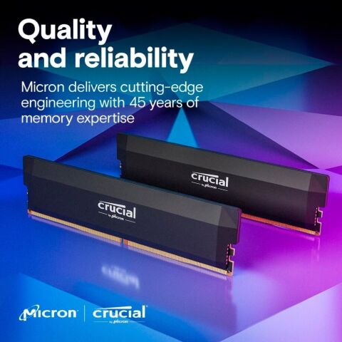 Модуль памяти для компьютера DDR5 32GB (2x16GB) MHz Pro OC Micron (CP2K16G64C38U5B) - Нулевой остаток (Feed) - Нулевой остаток (Feed)