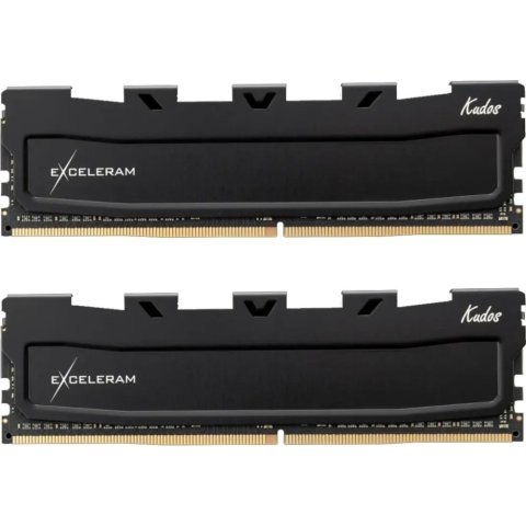 Модуль памяти для компьютера DDR5 32GB (2x16GB) 6000 MHz Black Kudos eXceleram (EK50320602836CD) - Нулевой остаток (Feed)  - Нулевой остаток (Feed) 