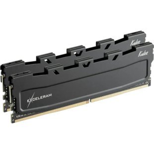 Модуль памяти для компьютера DDR5 32GB (2x16GB) 6000 MHz Black Kudos eXceleram (EK50320602836CD)