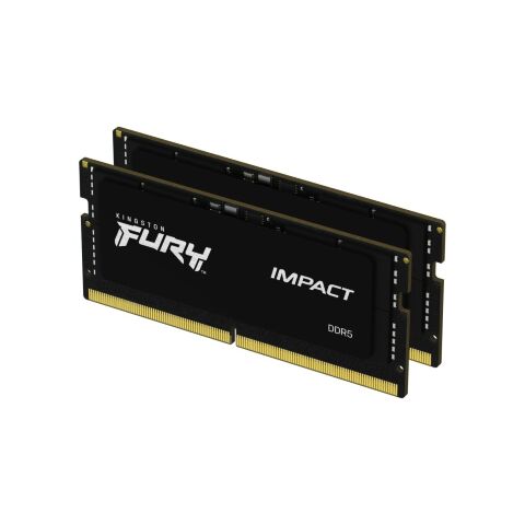 Модуль памяти для ноутбука SoDIMM DDR5 16GB (2x8GB) 4800 MHz FURY Impact Kingston Fury (ex.HyperX) (KF548S38IBK2-16) - Нулевой остаток (Feed) - Нулевой остаток (Feed)