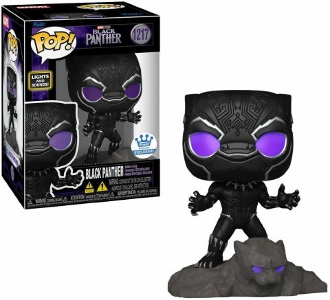 Фигурка Funko Marvel Black Panther Light & Sound фанко Чёрная пантера Exclusive 1217 -   -  