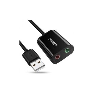 Звуковая плата Ugreen US205 black (30724)