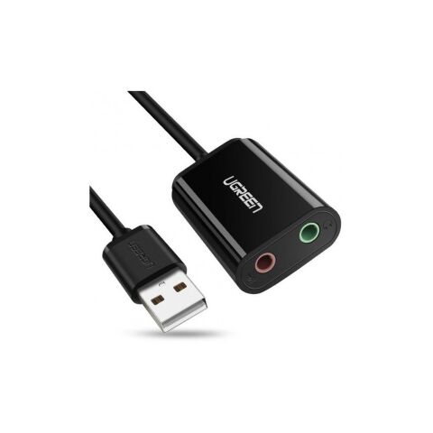 Звуковая плата Ugreen US205 black (30724) - Нулевой остаток (Feed) - Нулевой остаток (Feed)