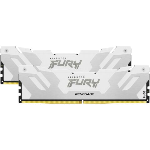 Модуль памяти для компьютера DDR5 32GB (2x16GB) 6400 MHz Renegade White XMP Kingston Fury (ex.HyperX) (KF564C32RWK2-32) - Нулевой остаток (Feed) - Нулевой остаток (Feed)