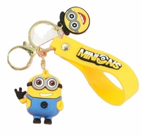 Брелок подвеска на рюкзак Minions Bob 3D Keychain Backpack Миньоны Боб -   -  