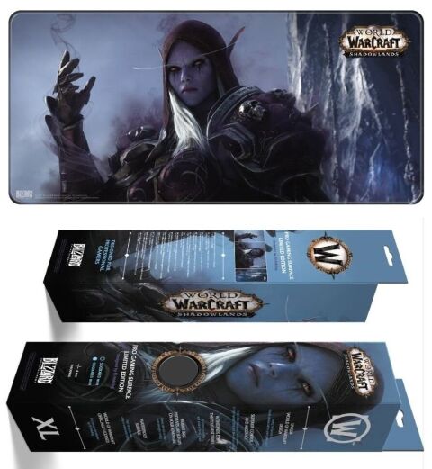 Килимок ігрова поверхня Blizzard World Of Warcraft Gaming Desk Mat Sylvanas Сільвана XL (90*42 cm) - -
