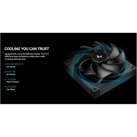 Кулер для корпуса Deepcool FD14 - Нулевой остаток (Feed)  - Нулевой остаток (Feed) 