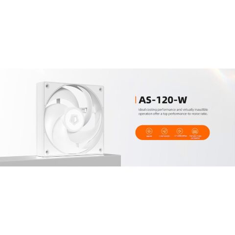 Кулер для корпуса ID-Cooling Вентилятор ID-Cooling AS-120-W (AS-120-W) - Вентиляторы к корпусам  - Вентиляторы к корпусам 