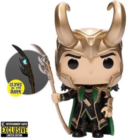 Фигурка Funko Pop Marvel Loki with Scepter Фанко Локи со скипетром 985 (EE Exclusive) - -