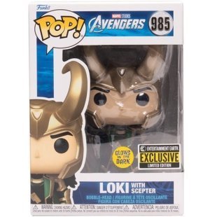 Фигурка Funko Pop Marvel Loki with Scepter Фанко Локи со скипетром 985 (EE Exclusive)