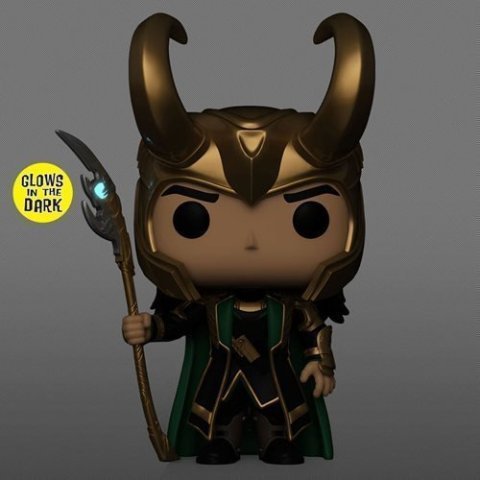 Фигурка Funko Pop Marvel Loki with Scepter Фанко Локи со скипетром 985 (EE Exclusive) - -